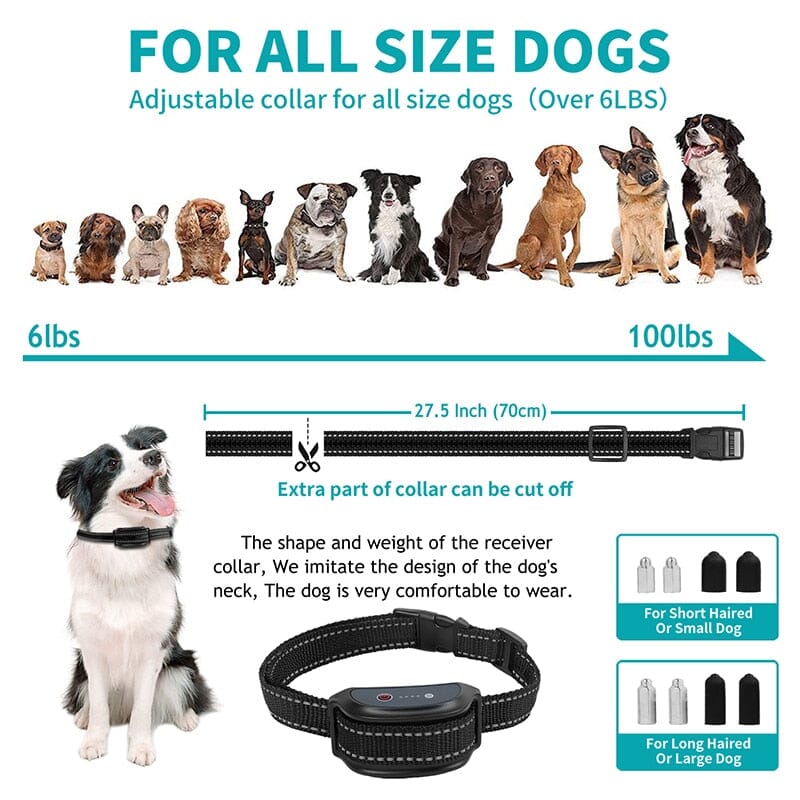 1000ft Electric Dog Training Remote Control Collars 0 Barking Bears