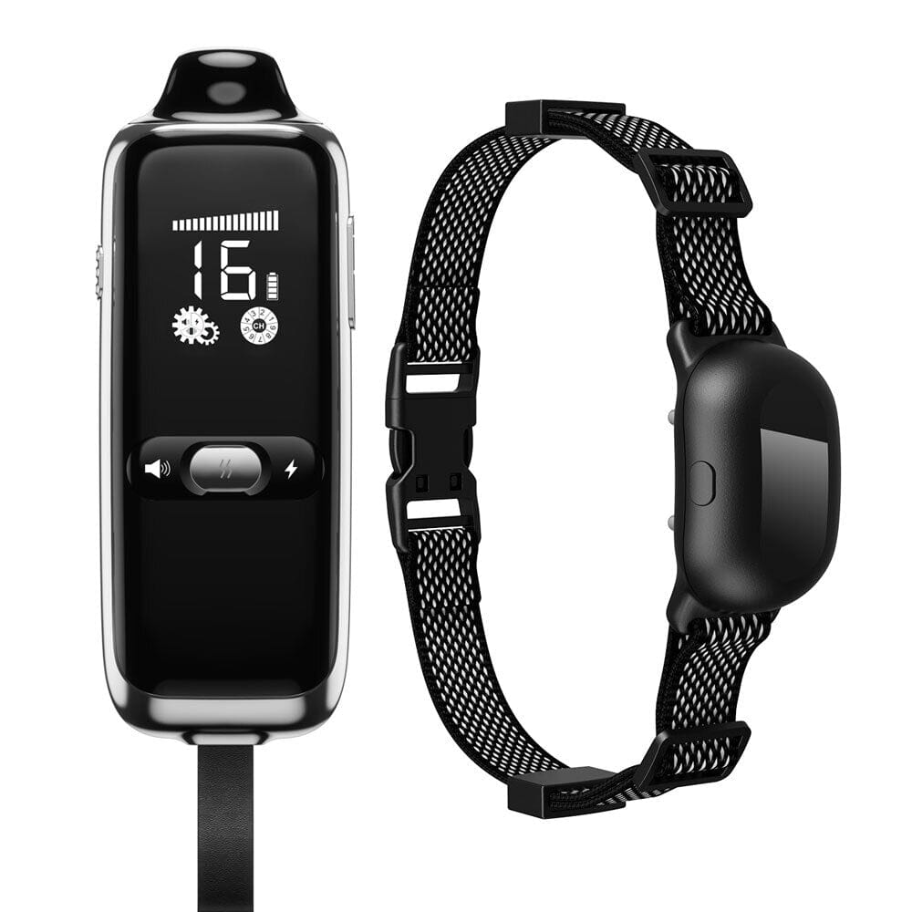1300ft Remote Dog Training Collar 0 Barking Bears White