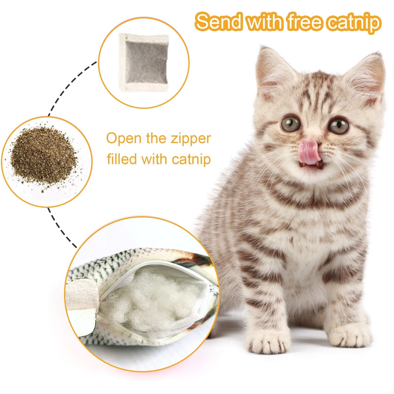 3D Simulation Dancing Wiggle Soft Plush Fish Toy 0 My Store