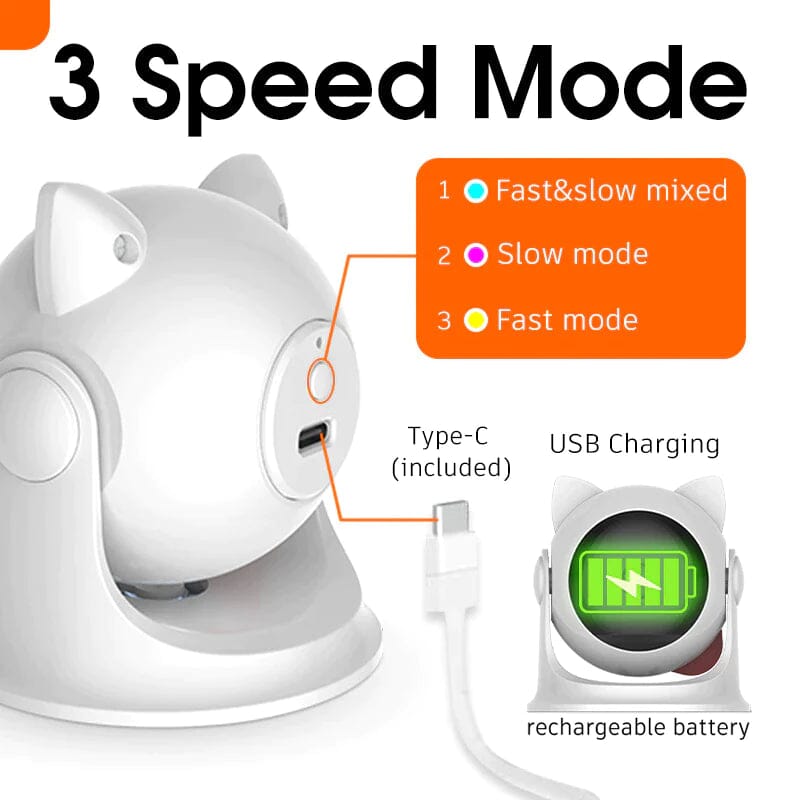 Automatic Cat Teaser Laser Light Puppy Store