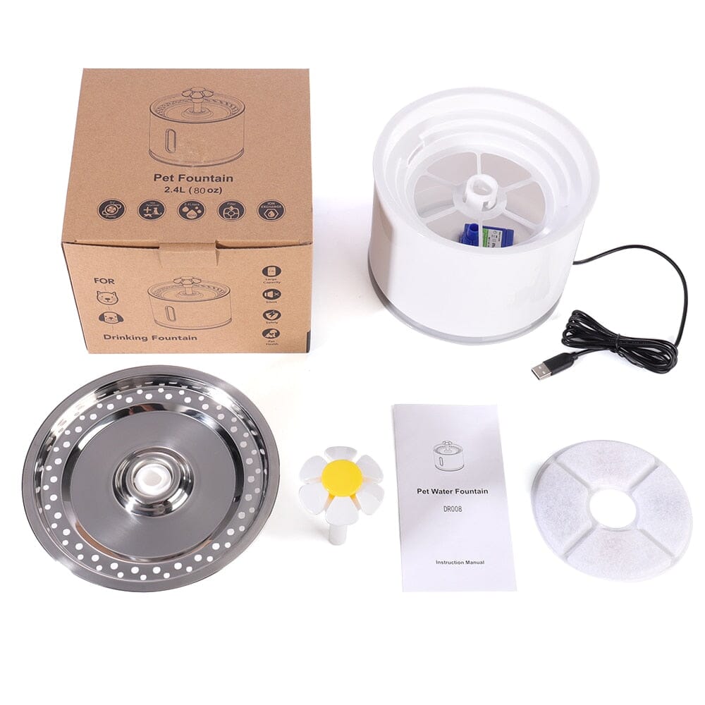 Automatic Pet Cat Water Fountain with LED Lighting 0 My Store