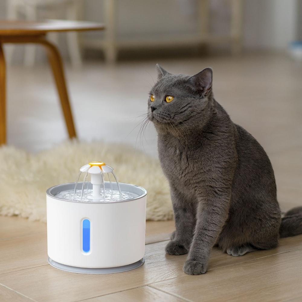 Automatic Pet Cat Water Fountain with LED Lighting 0 My Store