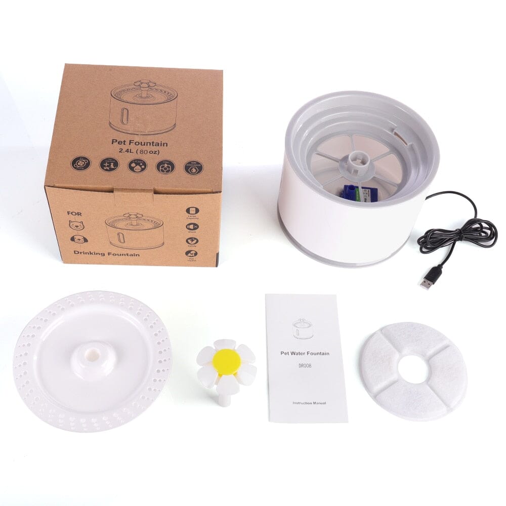 Automatic Pet Cat Water Fountain with LED Lighting 0 My Store