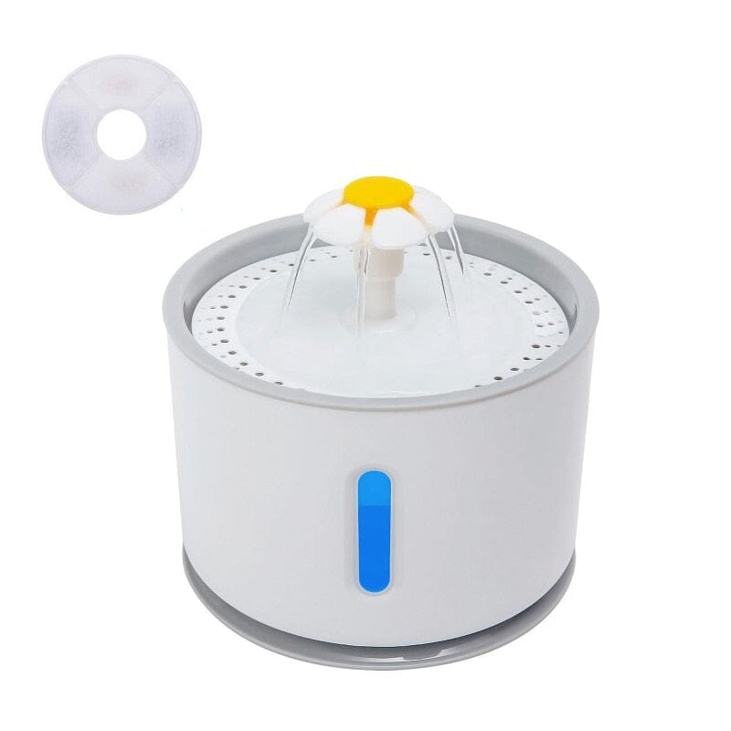 Automatic Pet Cat Water Fountain with LED Lighting 0 My Store Plastic 1PC filters 2.4L