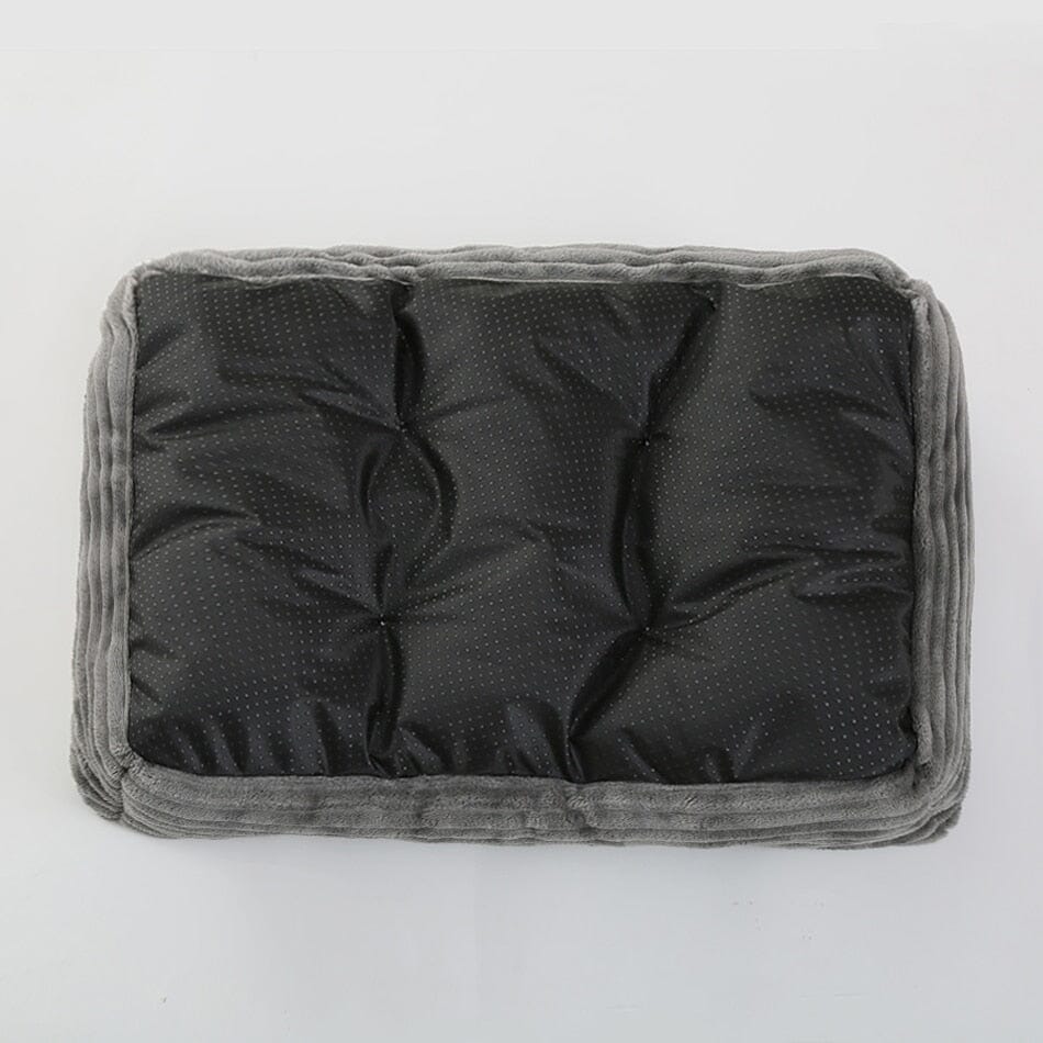 Bed for Dog Cat Pet Square Plush Kennel 0 Barking Bears