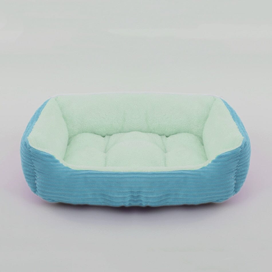Bed for Dog Cat Pet Square Plush Kennel 0 Barking Bears cat dog bed 11 XS(43X34X12CM)