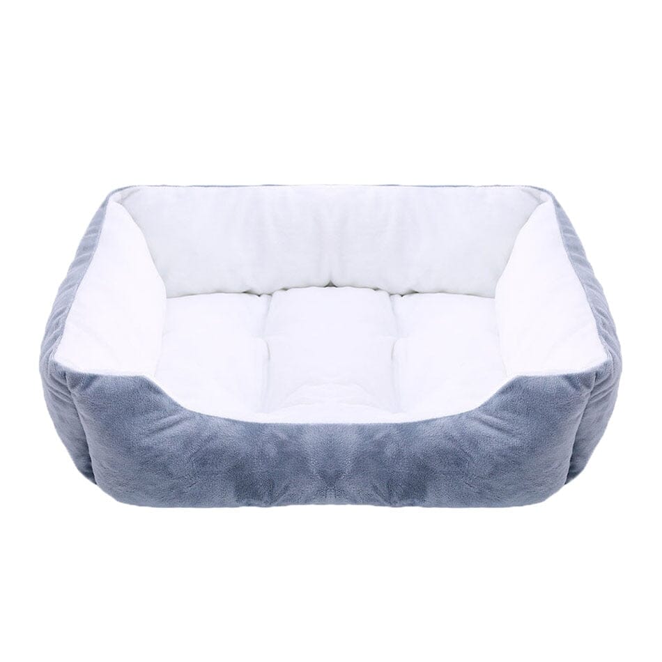 Bed for Dog Cat Pet Square Plush Kennel 0 Barking Bears cat dog bed 14 XS(43X34X12CM)