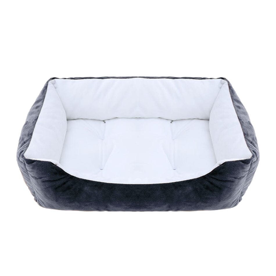 Bed for Dog Cat Pet Square Plush Kennel 0 Barking Bears cat dog bed 16 XS(43X34X12CM)