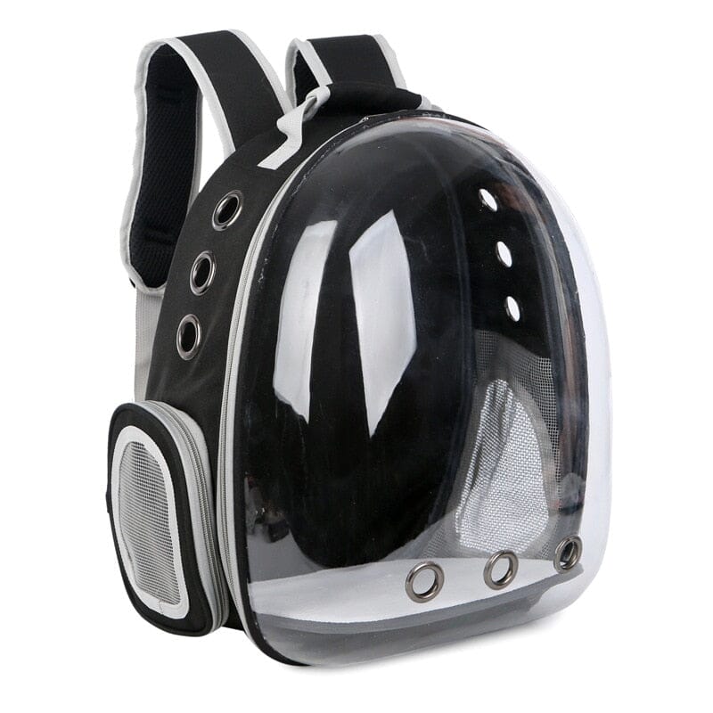 Cat bag breathable portable pet carry backpack 0 Puppy Store Black