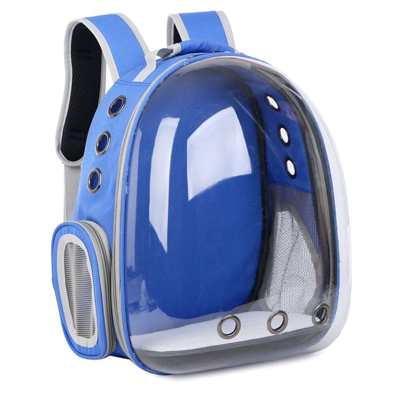 Cat bag breathable portable pet carry backpack 0 Puppy Store Blue