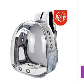 Cat bag breathable portable pet carry backpack 0 Puppy Store Gray