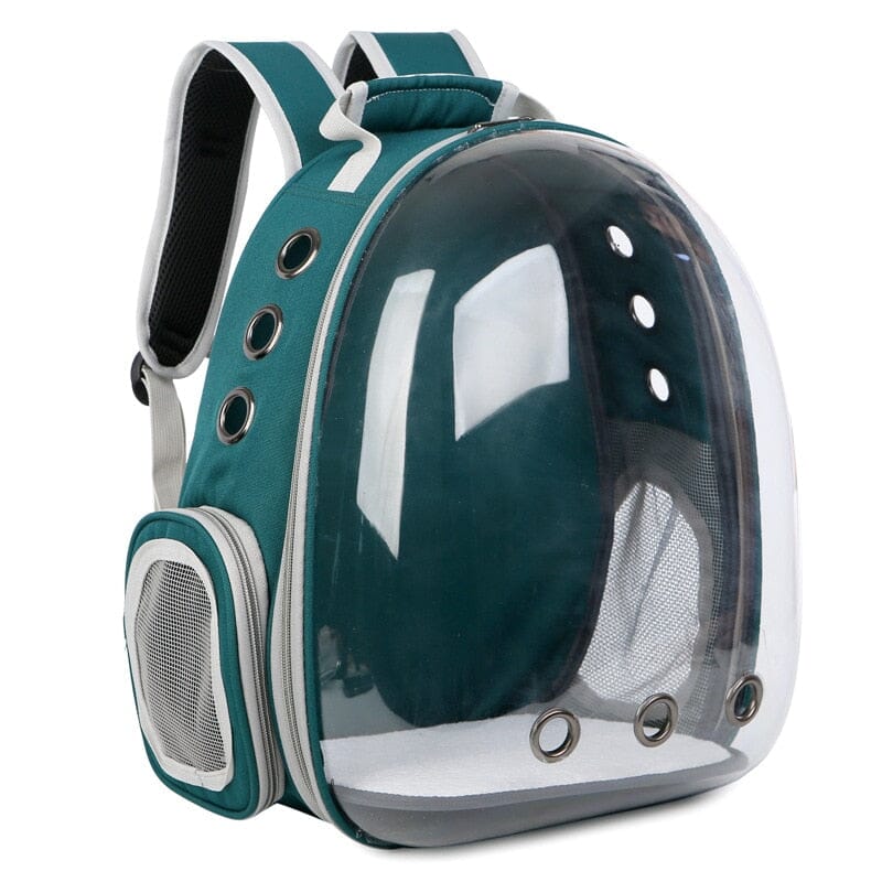 Cat bag breathable portable pet carry backpack 0 Puppy Store Green