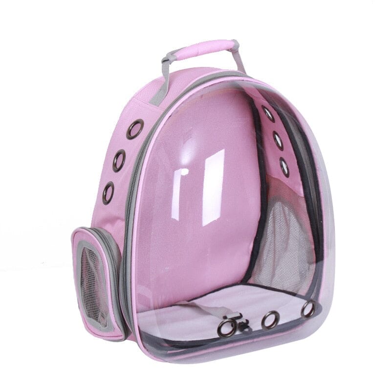 Cat bag breathable portable pet carry backpack 0 Puppy Store Pink
