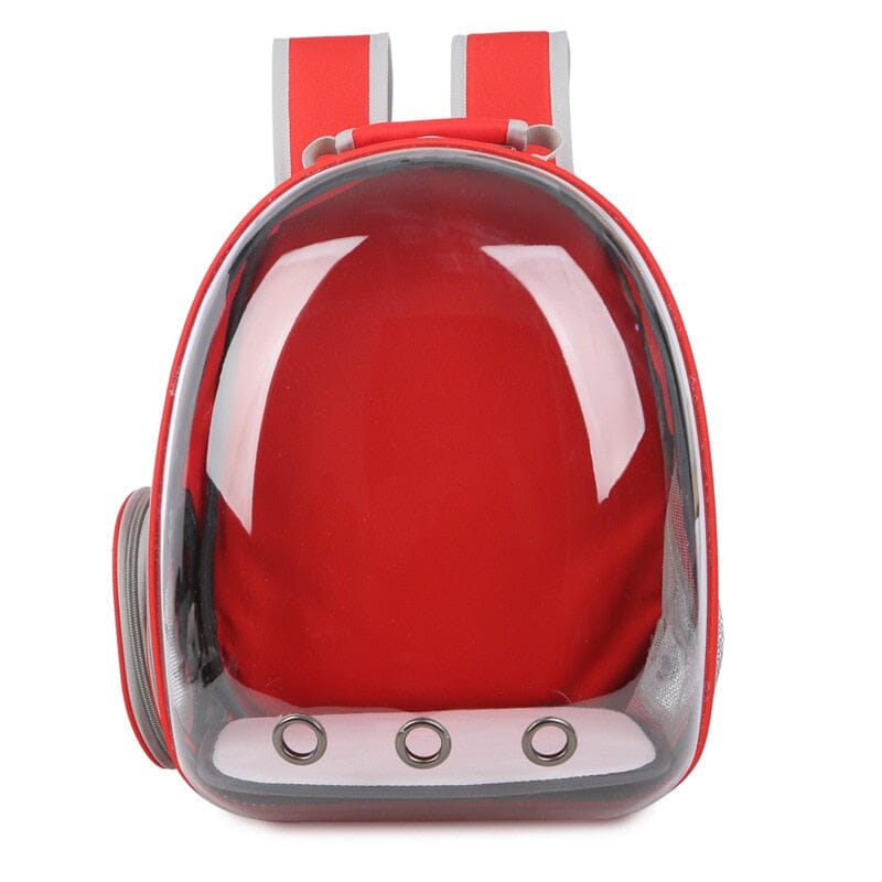 Cat bag breathable portable pet carry backpack 0 Puppy Store Red