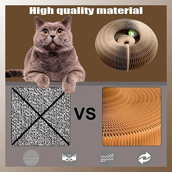 Cat Magic Organ Scratching Board Toys With Catnip Ball 0 My Store