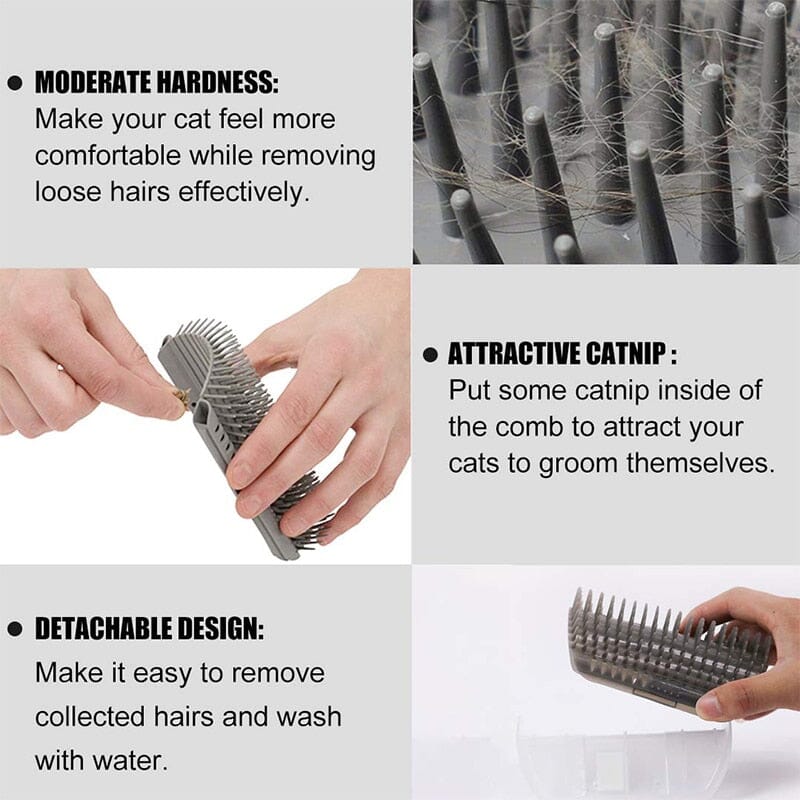 Comb Removable Corner Scratching Rubbing Brush 0 My Store