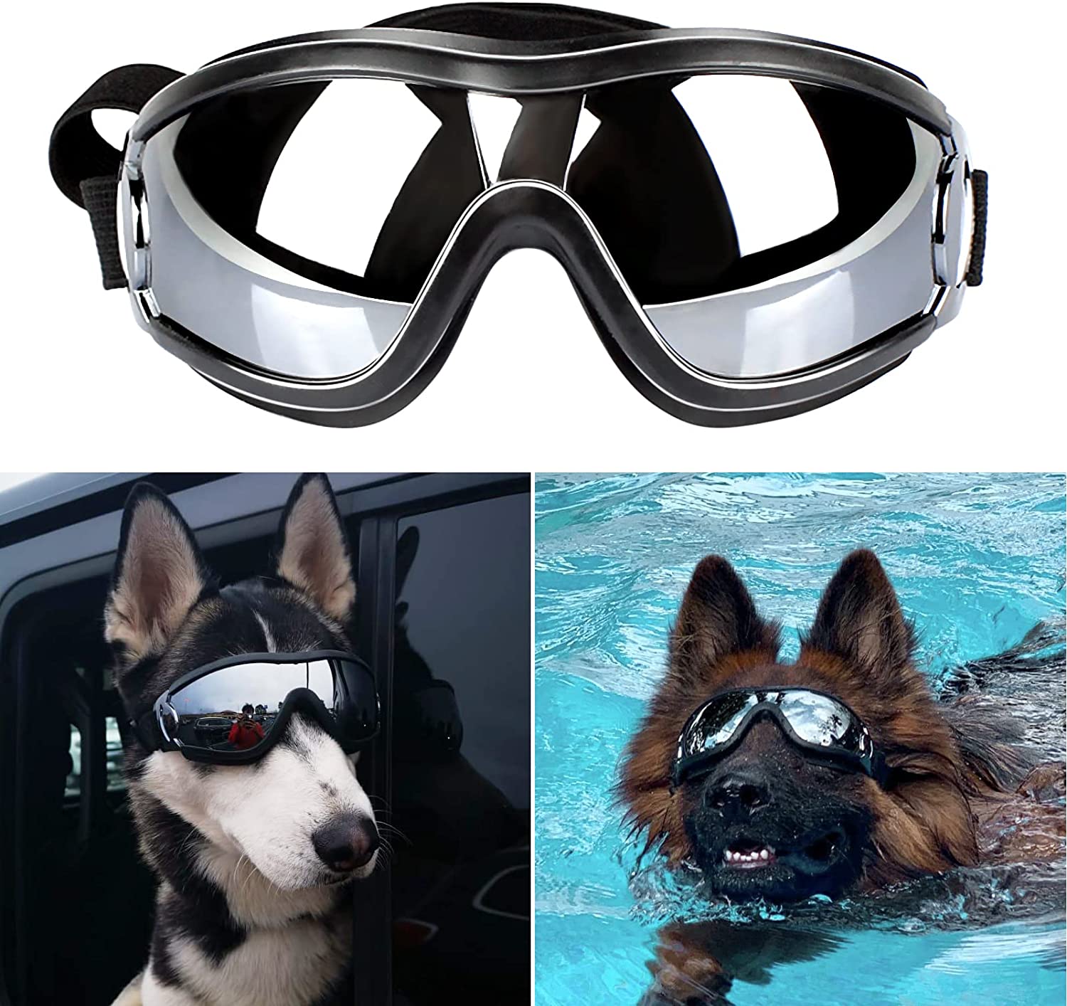 Dog Badass Sunglasses 0 My Store Black