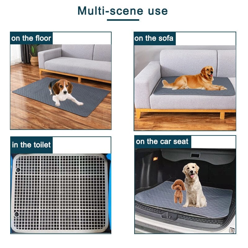Dog Pee Pad Blanket Reusable Absorbent Diaper 0 Barking Bears