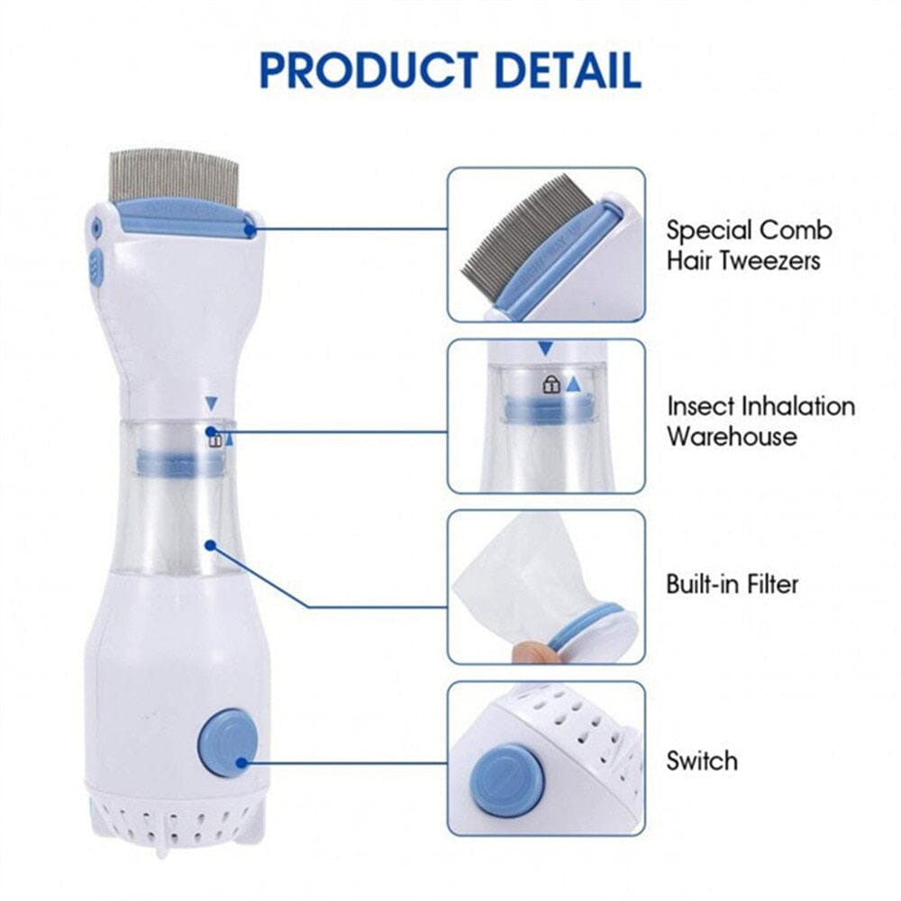 Electric Anti Lice Comb Flea Removal Killer Brush 0 My Store