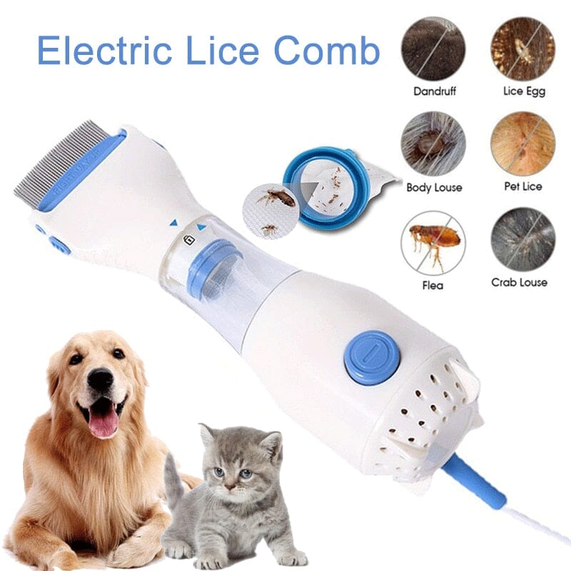 Electric Anti Lice Comb Flea Removal Killer Brush 0 My Store