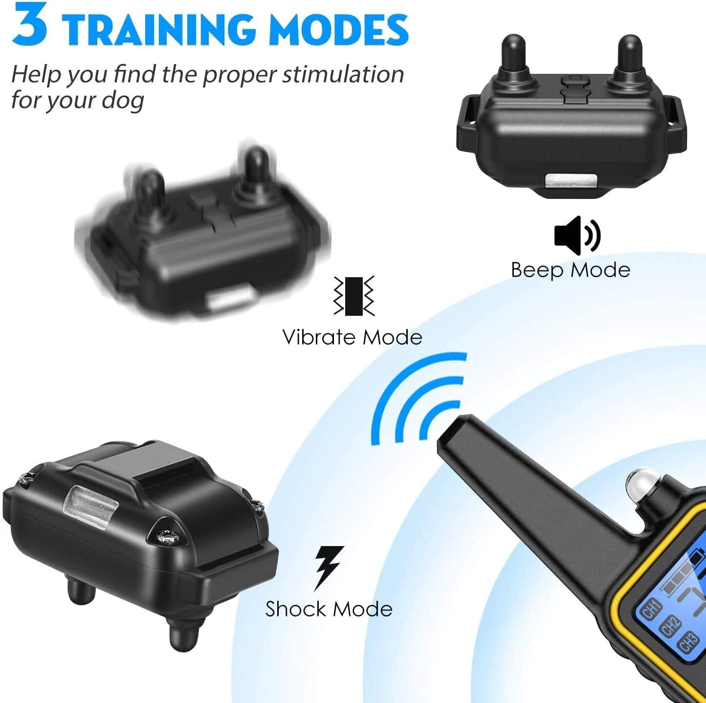 ELECTRIC DOG TRAINING COLLAR Barking Bears