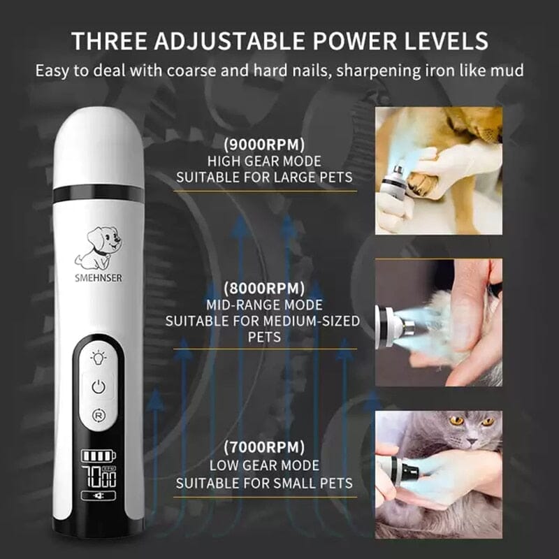 Electric Nail Grinder LED 0 Barking Bears
