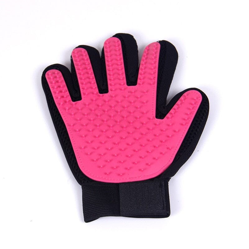 Pet Dog Cat Grooming Gloves 0 Barking Bears pink right