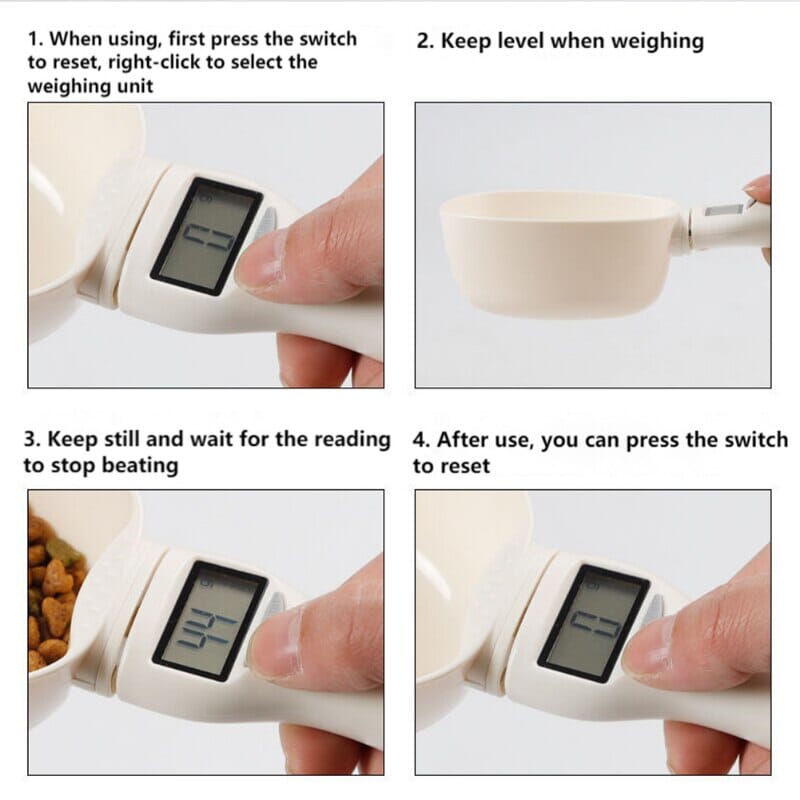 Pet Food Scale LCD Electronic Precision Weighing Tool 0 My Store