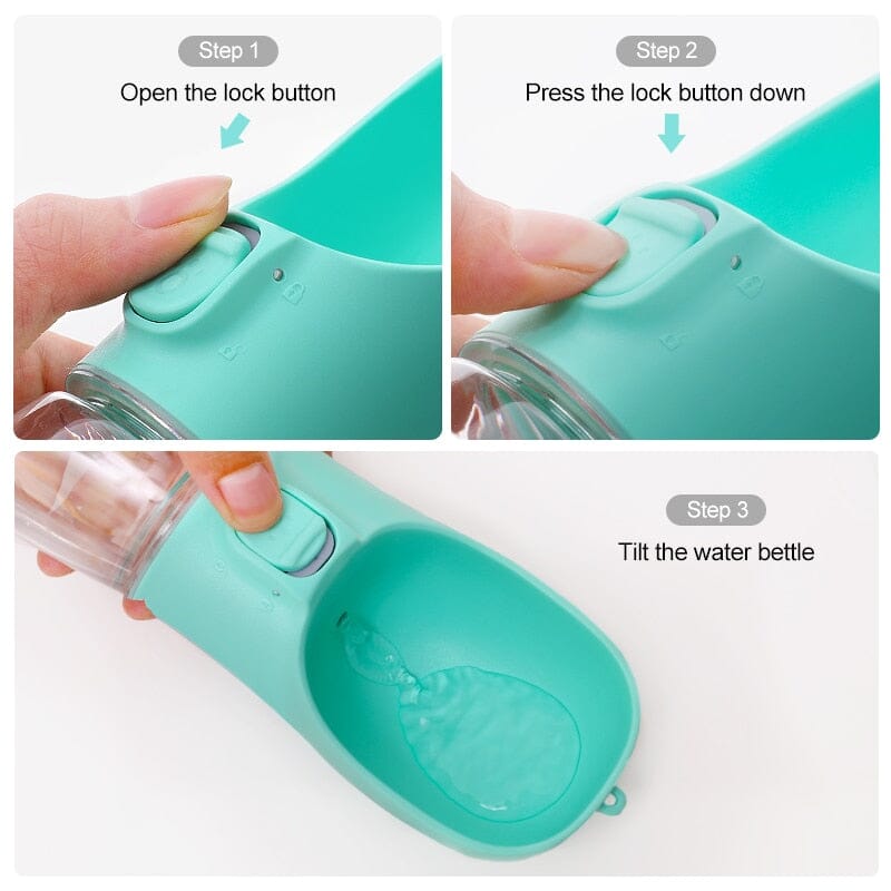 Portable Dog Water Bottle Outdoor Bowl 0 My Store