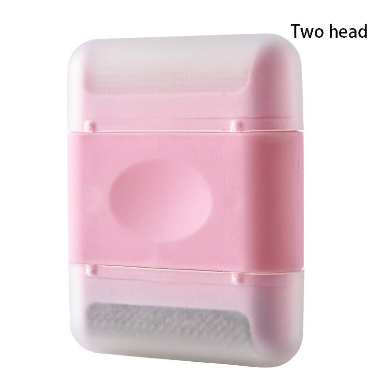 Single/Double Head Mini Manual Hairball Trimmer 0 My Store two hand-pink