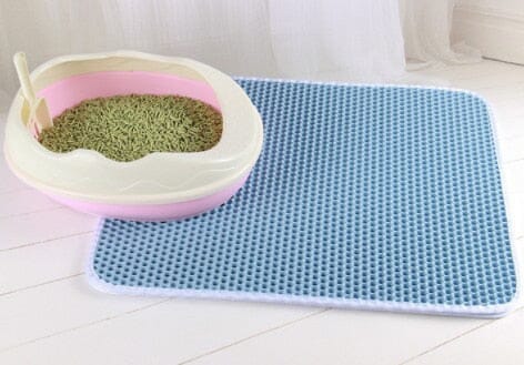 Cat Litter Waterproof Mat 0 Barking Bears Blue 30X30CM 