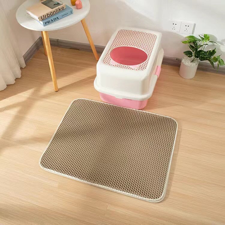 Cat Litter Waterproof Mat 0 Barking Bears Khaki 30X30CM 