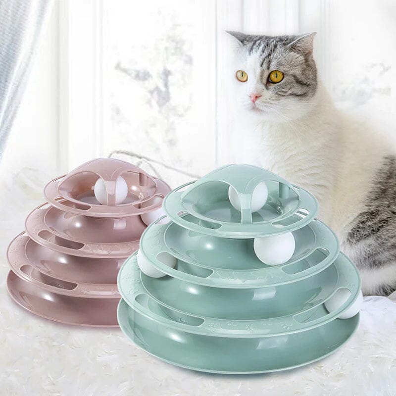 Cats Toy Tower Tracks Interactive Cat Intelligence Training Puppy Store 
