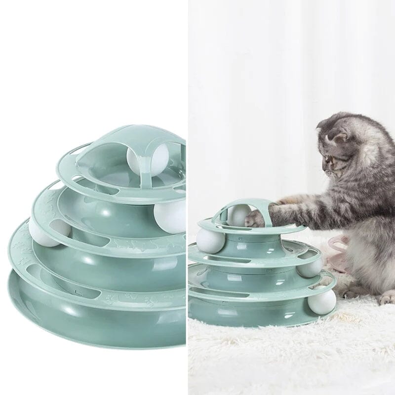 Cats Toy Tower Tracks Interactive Cat Intelligence Training Puppy Store 