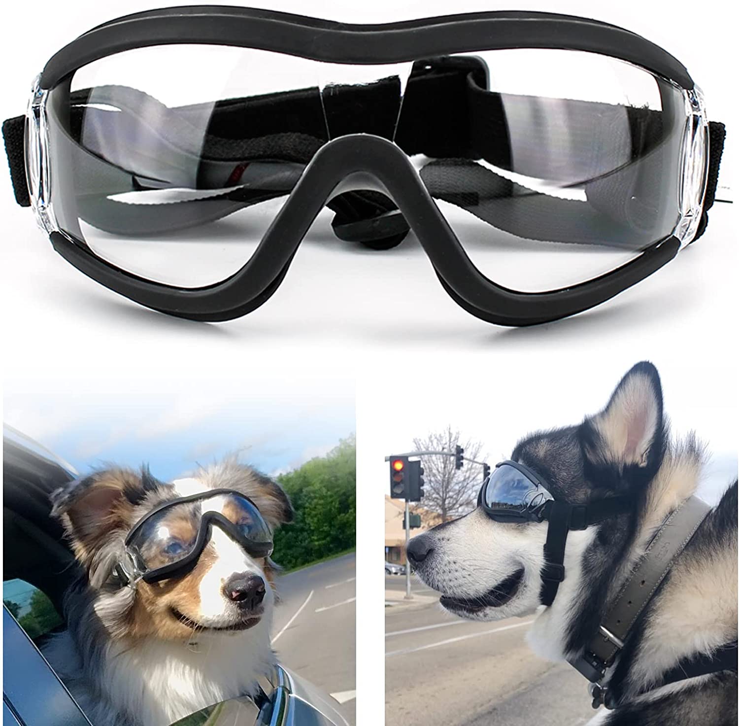 Dog Badass Sunglasses 0 My Store White 