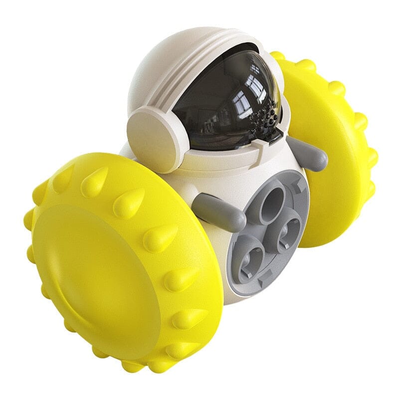 Dogs Interactive Pet Food Dispenser Puzzle Toys 0 My Store Yellow 