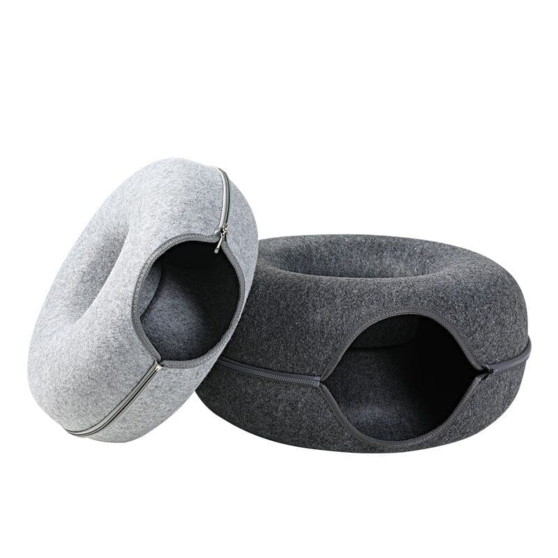 Four Seasons Pet Wool Felt Tunnel Interactive Play Bed 0 My Store 