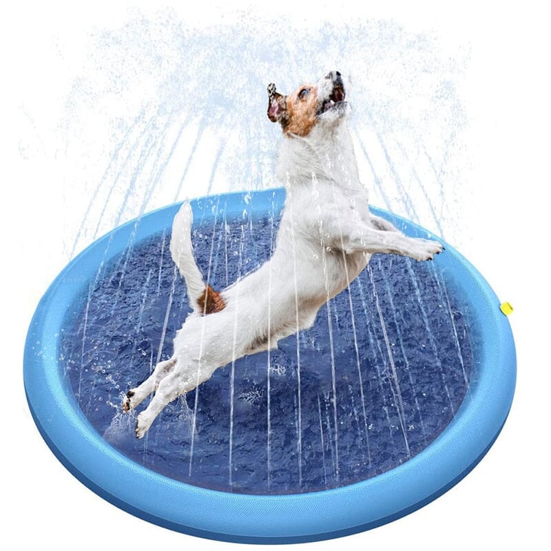 Inflatable Pet Sprinkler Pad Play Cooling Mat Swimming Pool 0 Barking Bears 