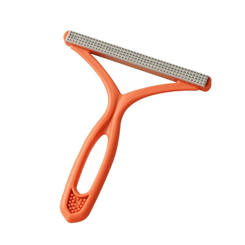 Silicone Double Sided Pet Hair Lint Remover 0 My Store Orange 