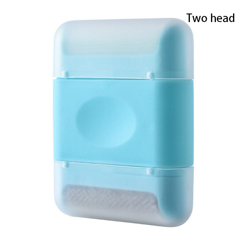 Single/Double Head Mini Manual Hairball Trimmer 0 My Store two hand-blue 