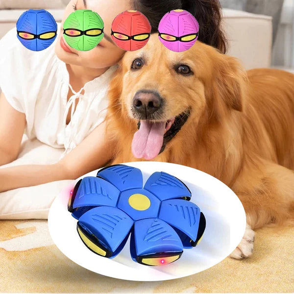 The Flying Saucer Ball™ 2.0 [Free Today] PuppyStop Blue 